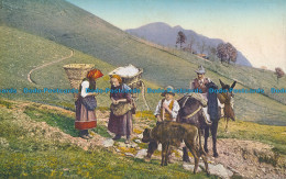 R034654 Old Postcard. Workers On The Mountains. Brunner - Wereld