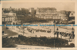 R034665 Biarritz. Grande Plage. Casino Bellevue. Marcel Delboy. No 737 - Monde