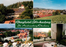 73830040 St Andreasberg Harz Berghotel Glockenberg Panorama Gastraum Terrasse St - St. Andreasberg