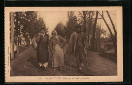 AK Balkan Typen, Zigeuner Auf Der Landstrasse  - Non Classificati