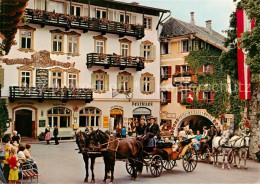 73829954 St Wolfgang Wolfgangsee Marktplatz Mit Hotel Post Und Postkutschen St W - Andere & Zonder Classificatie