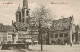 73795302 Halberstadt Holzmarkt Mit Rathaus Halberstadt - Halberstadt