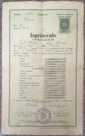 SPRIČEVALO, IZPRIČEVALO, SCHOOL REPORT, PINCE, SLOVENIJA , JUGOSLAVIJA, 1940 - Diplome Und Schulzeugnisse