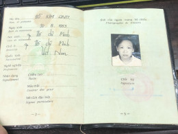 VIET NAM -OLD-ID PASSPORT-name-DO KIM ANH-1995-1pcs Book - Verzamelingen