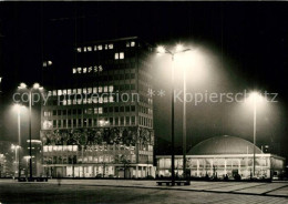 73284943 Berlin Haus Des Lehrers Mit Kongresshalle Bei Nacht Berlin - Altri & Non Classificati