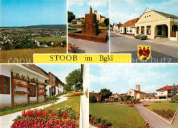 73283896 Stoob Panorama Markt Stoob Keramischer Springbrunnen Ortsmotiv Toepferh - Autres & Non Classés