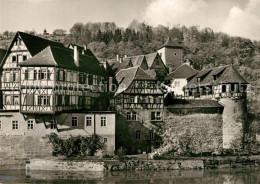 73283745 Schwaebisch Hall Partie Am Kocher Mit Weilertorturm Und Gerberturm Schw - Schwäbisch Hall