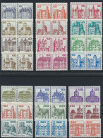 Berlin Ex 532-677 Burgen & Schlösser Kpl. 21 Wte Waagerechte Paare MNH Kat 72,10 - Cartas & Documentos