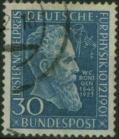 Bund 147 Röntgen 30 Pfg. Gestempelt 1951 - Used Stamps
