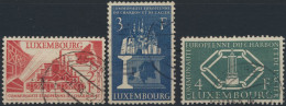 Luxemburg 552-554 Vier Jahre Montanunion Gestempelt 1956 - Briefe U. Dokumente