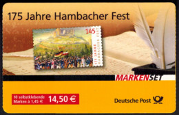 Bundesrepublik Markenheftchen 68a 175 Jahre Hambacher Fest 2007 Ersttagsstempel - Otros & Sin Clasificación