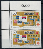 Bundesrepublik 1395 Plattenfehler I Bethel 1988 Eckrandpaar Postfrisch - Altri & Non Classificati