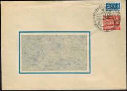 Berlin Brief 113 Bauten II Mit SST Philippsburg Baden-Württemberg 31.8.1955 - Storia Postale