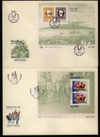 Portugal Azoren Block 1 Bis 3 Europa CEPT 1980-1982 Auf FDC Ersttag KatW 40,00 - Azoren