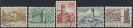 Niederlande 655-659 Gestempelt Sommermarken 1955 Architektur Kat.-Wert 18,00 - Usados