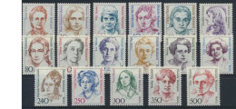 Berlin Frauen Komplett 17 Werte Luxus Postfrisch MNH Kat.-Wert 70,00 - Lettres & Documents