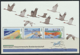 Deutschland Block 36 Deutsche National- Und Naturparks 1196 Kat-Wert 8,00 - Covers & Documents