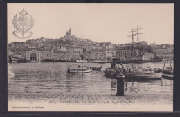 Ansichtskarte Marseille Hafen Schiffe Frankreich Stadtansicht - Sonstige & Ohne Zuordnung