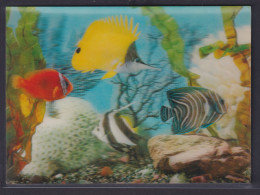 3 D Color Ansichtskarte Fische Meer Meerpflanzen Nach Berlin. 08.10.1969 - Non Classés