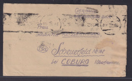 Ägypten KGF Brief Kriegsgefangenenbrief Nach Scheuerfeld Coburg ME 221947 Lager - Autres & Non Classés