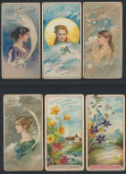 Stollwerck 6 Sammelbilder Zur Jugendstil Epoche Art Nouveau Frauen U.a. - Albums & Katalogus