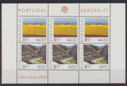 Portugal Block 20 Europa Cept Landschaften Luxus Postfrisch MNH Kat.-Wert 40,00 - Cartas & Documentos