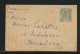 Frankreich Kolonien Ganzsache Etablissements De L'oceanie France Postal - Storia Postale