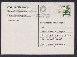 Bund Ganzsache Unfallverhütung + ZuF Industrie & T. P 119 Frage Hamburg Nach - Postcards - Used