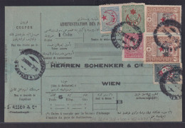 Türkei Brief Paketkarte Nach Schenker In Wien Österreich Mit Attrativ Frankiert - Brieven En Documenten