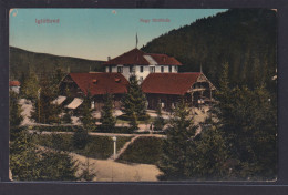 Ansichtskarte Iglofüred Slowakei Badehaus Landschaft Bäume - Eslovaquia