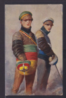 Ansichtskarte Ilmenau N. Kitzingen Gemälde Sign. Die Sekundanten G. Mühlberg - Autres & Non Classés