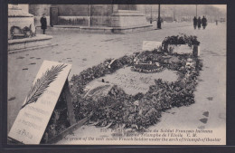 Ansichtskarte Paris Grab Unbekannte Französische Soldaten Arc De Triumph - Otros & Sin Clasificación