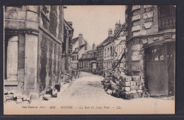 Ansichtskarte Noyon Kriegsschauplatz I.Weltkrieg Frankreich La Rue Du Long Pont - Autres & Non Classés