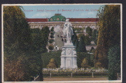 Ansichtskarte Potsdam Schloß Sanssouci Denkmal Friedrich D. Große Park - Other & Unclassified