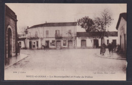 Ansichtskarte Souk El Arba Polizeistation Ortsstrasse Strassengabelung Marokko - Non Classés