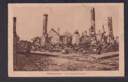Ansichtskarte Brest Litowsk Rußland Wlodawa Zerstörte Stadt Polen Vertrag - Russia