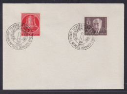 Berlin Brief Glocke Mitte U.a. Mit Inter SST Gewerkschaft 1.5.1954 - Storia Postale