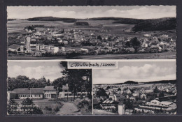 Ansichtskarte Gladenbach Totalansicht Haus Blankenstein Teilansicht Hessen Nach - Autres & Non Classés