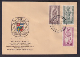 Berlin Brief 132-134 Bistum Kirche Glauben Religion FDC 26.7.1955 - Altri & Non Classificati