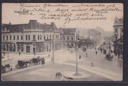 Ansichtskarte Nagyvarad Oradea Großwardein Rumänien Stadtplatz Geschäfte - Roemenië