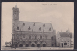 Ansichtskarte Nieuport Belgien Les Halles Hallen - Altri & Non Classificati