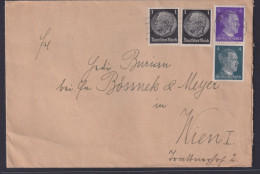 Ostmark Österreich Deutsches Reich Zusammendruck Brief MIF Hitler Hindenburg - Brieven En Documenten