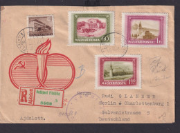 Ungarn R Brief Sonder R Zettel Budapest Filatelia Nach Berlin Charlottenburg - Storia Postale
