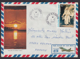 Frankreich Französisch Polynesien Brief Exotischer Beleg - Storia Postale