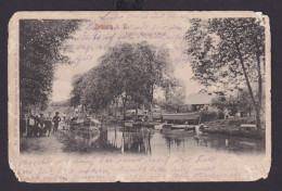 Ansichtskarte Zabern Elsaß Frankreich Rhein Marne Kanal Boote Feldpost Nach - Other & Unclassified