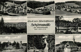 73283043 Schoenwald Schwarzwald Martinskapelle Wasserfall Brendturm Schoenwald S - Sonstige & Ohne Zuordnung