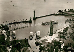 73282996 Lindau Bodensee Fliegeraufnahme Hafen Lindau Bodensee - Lindau A. Bodensee