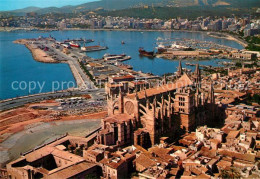 73282720 Palma De Mallorca Catedral Y Puerto Vista Aerea Palma De Mallorca - Other & Unclassified