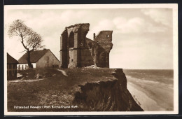 AK Rewahl I. Pom., Ostseebad, Kirchenruine Hoff  - Pommern