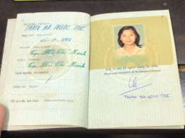 VIET NAM -OLD-ID PASSPORT-name-TRAN HA NGOC THE-1998-1pcs Book - Collezioni